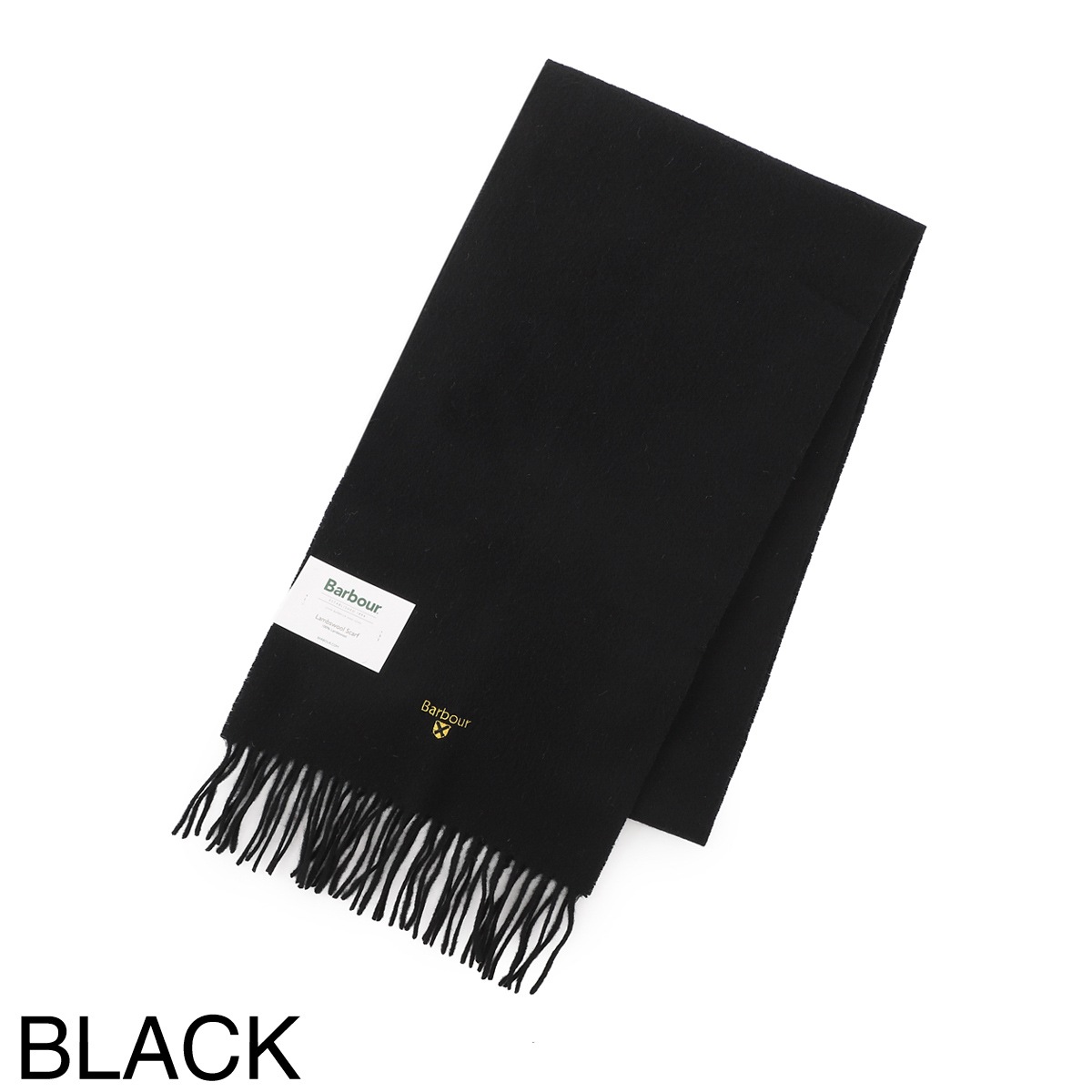 『ネコポス対応(1点まで)』Barbour バブアー マフラー/BARBOUR PLAIN LAMBSWOOL SCARF