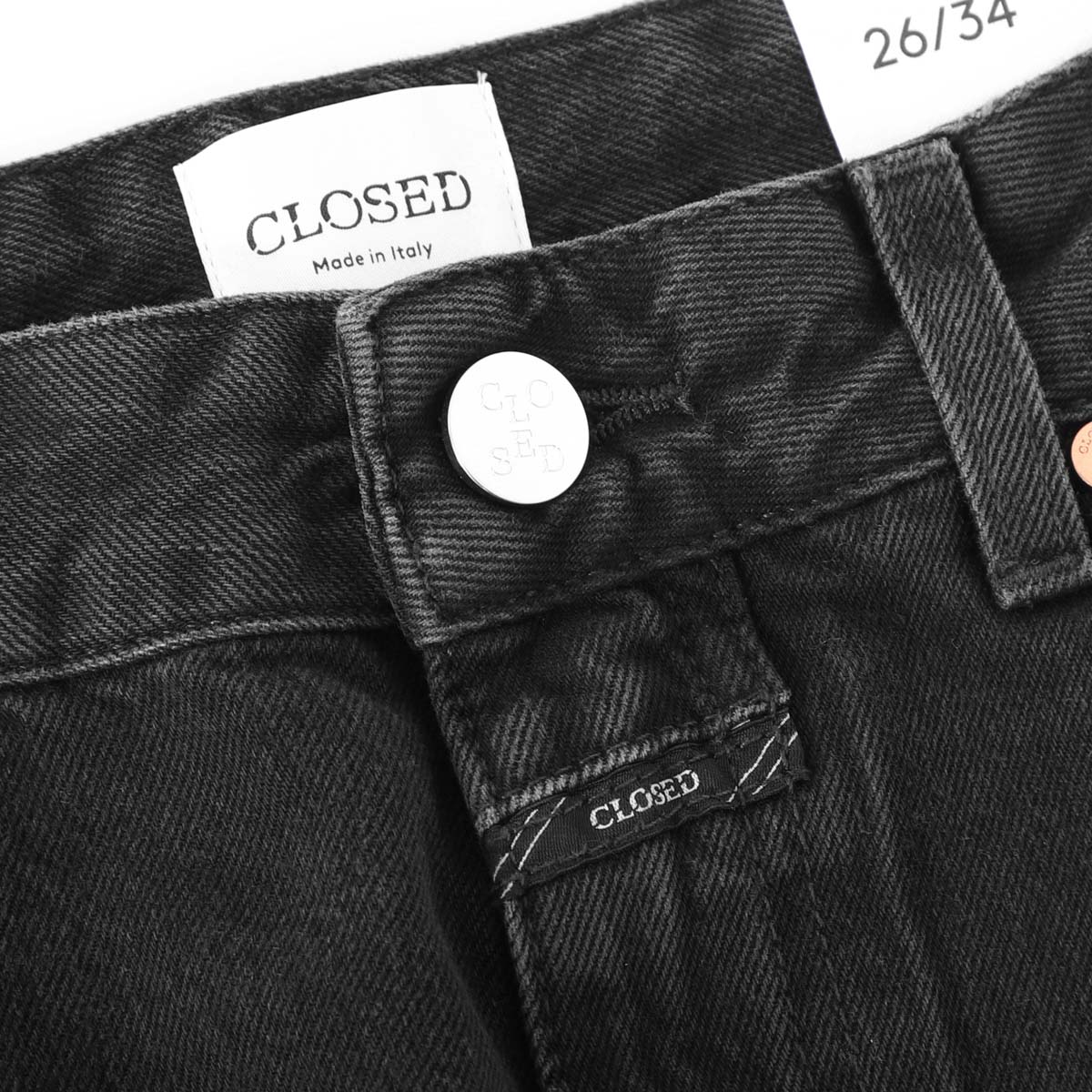 CLOSED クローズド ジップフライジーンズ/バレルジーンズ/Jazzie クロップド バレルジーンズ デニムパンツ レディース