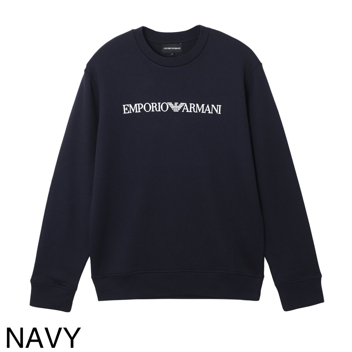 関税込◆EMPORIO ARMANI ロゴ刺繍 モダール スウェットシャツ EMPORIO ARMANI（エンポリオアルマーニ）の「【エンポリオ