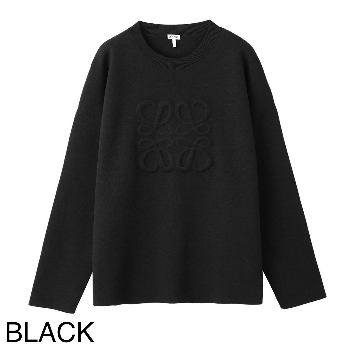 LOEWE ロエベ クルーネックニット/DEBOSSED ANAGRAM SWEATER メンズ