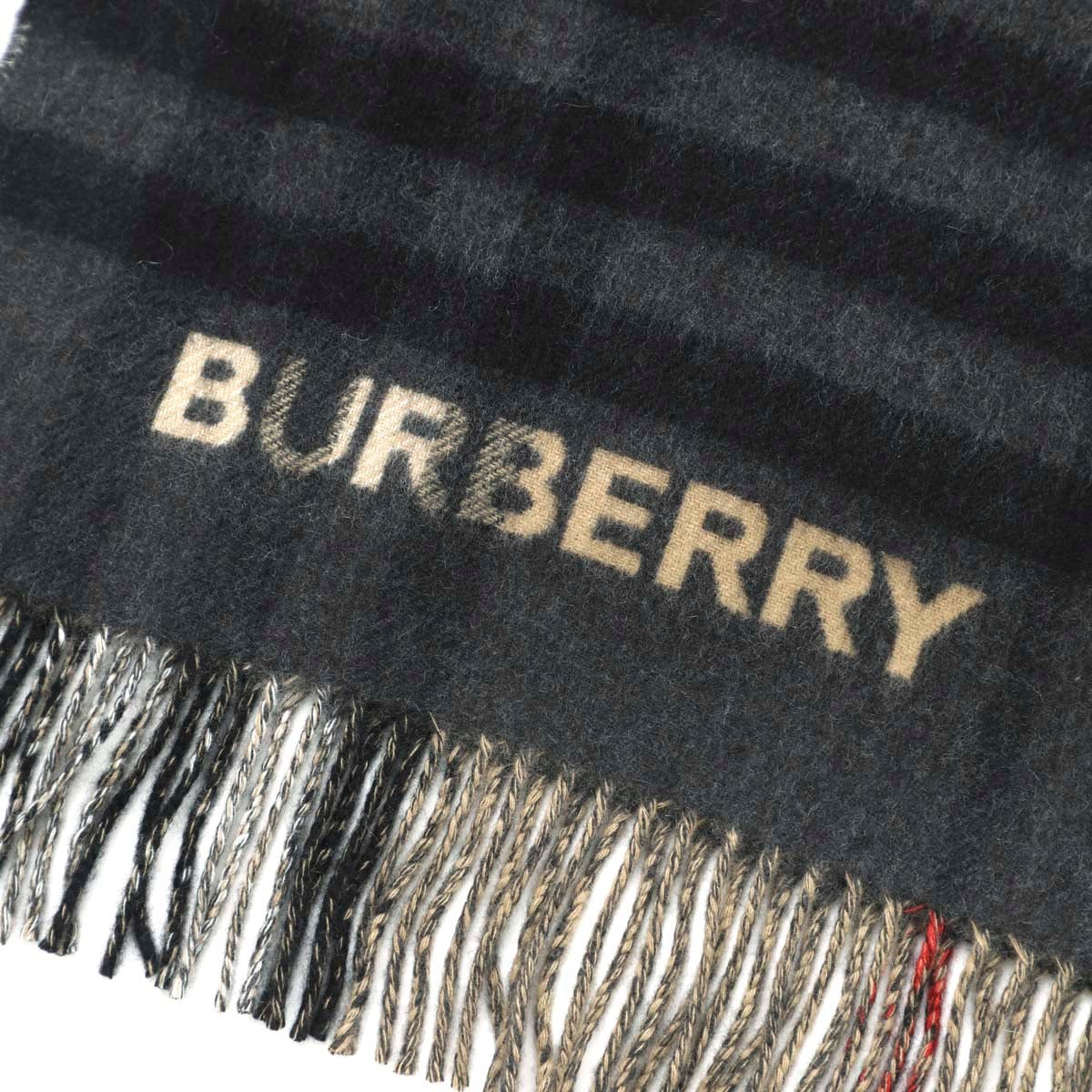 【アウトレット】BURBERRY バーバリー マフラー/GIANT CHECK CASHMERE SCARF メンズ