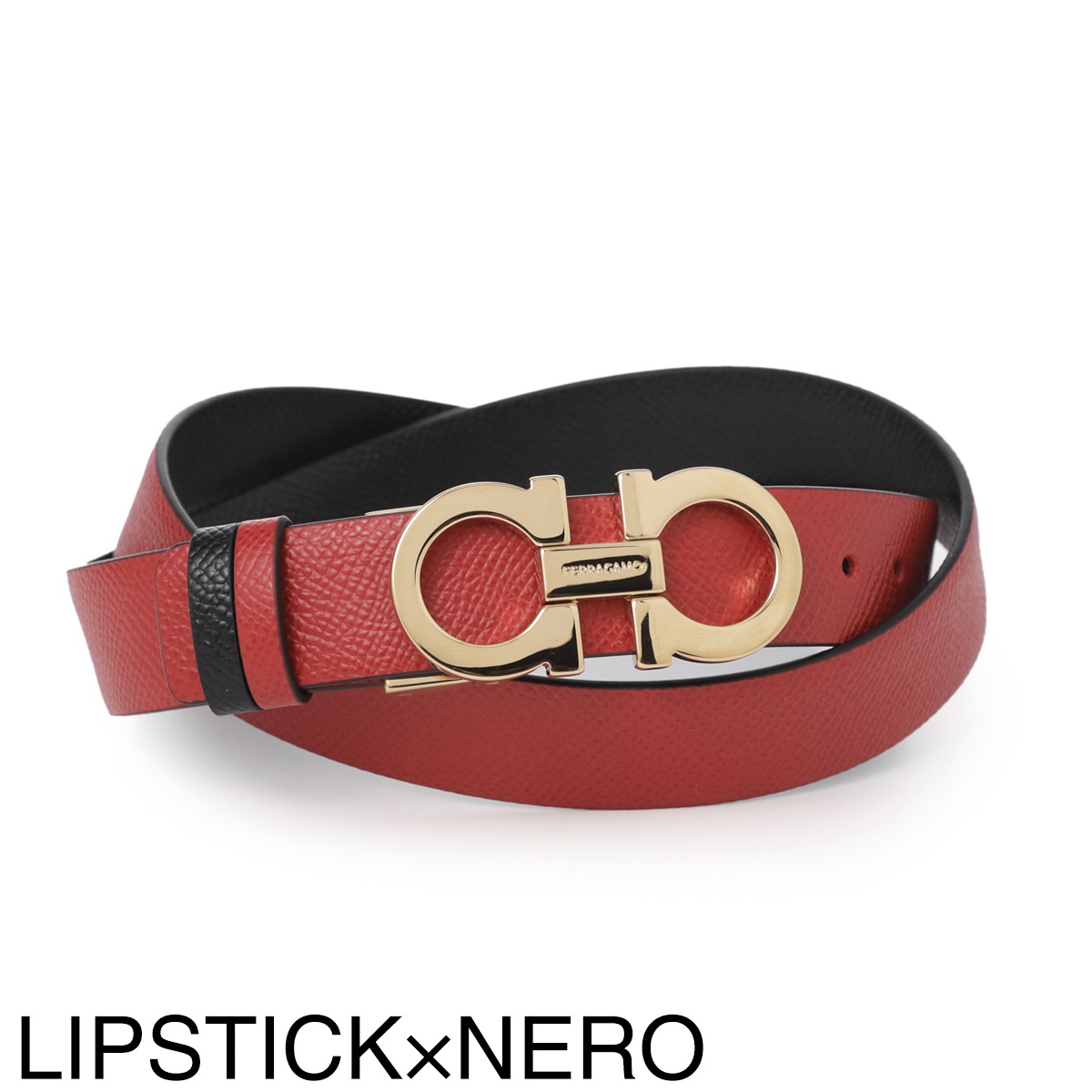 FERRAGAMO フェラガモ リバーシブル ベルト レディース