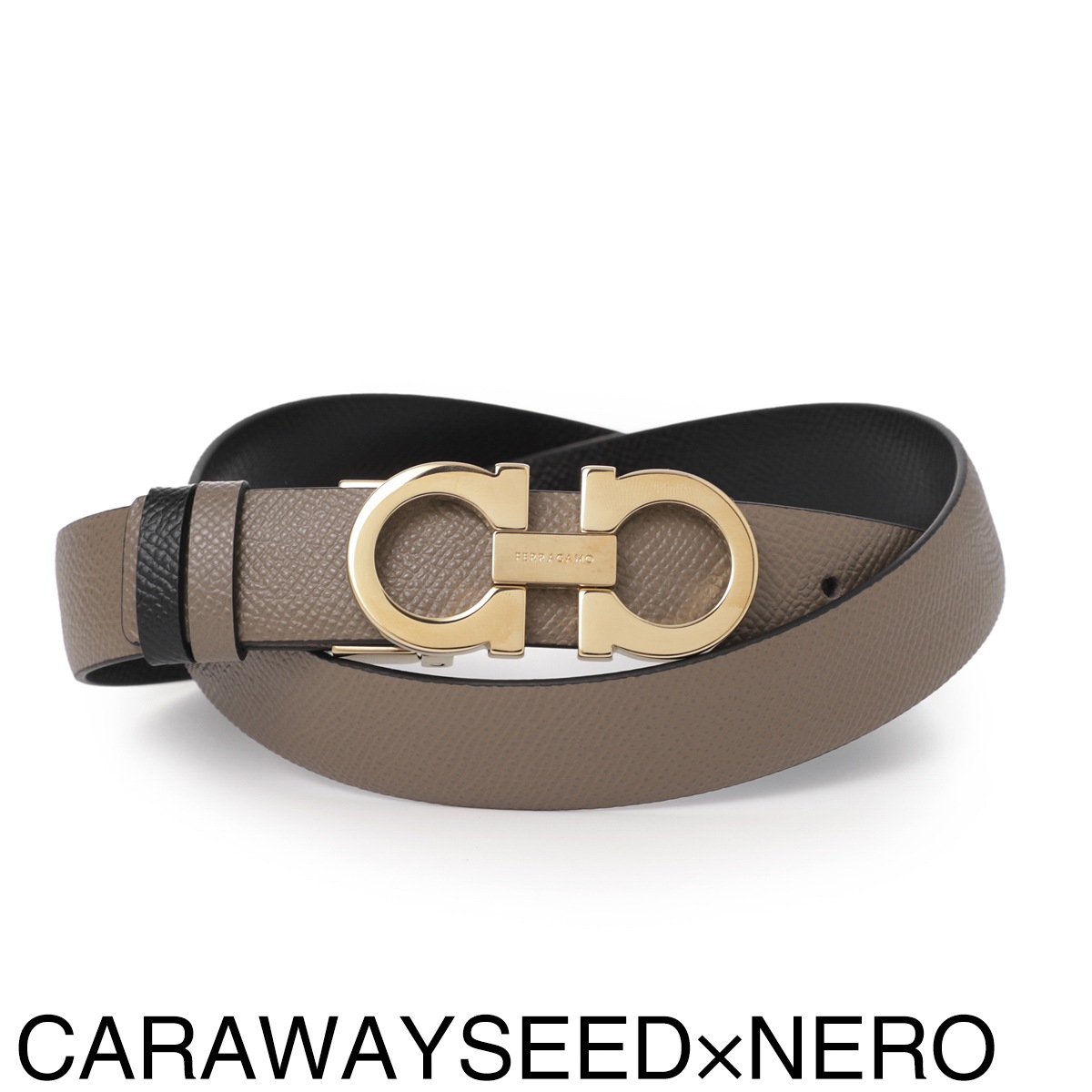 FERRAGAMO フェラガモ リバーシブル ベルト レディース