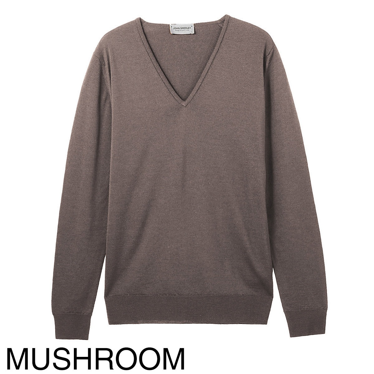 JOHN SMEDLEY ジョンスメドレー Vネックセーター/ORCHID