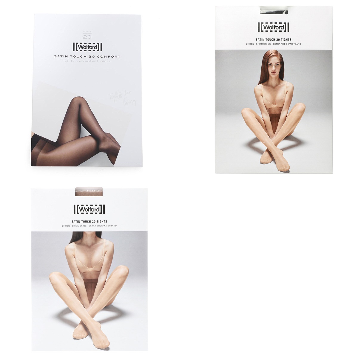 『ネコポス対応(2点まで)』Wolford ウォルフォード パンティストッキング/SATIN TOUCH 20 COMFORT サテンタッチ20デニール レディース