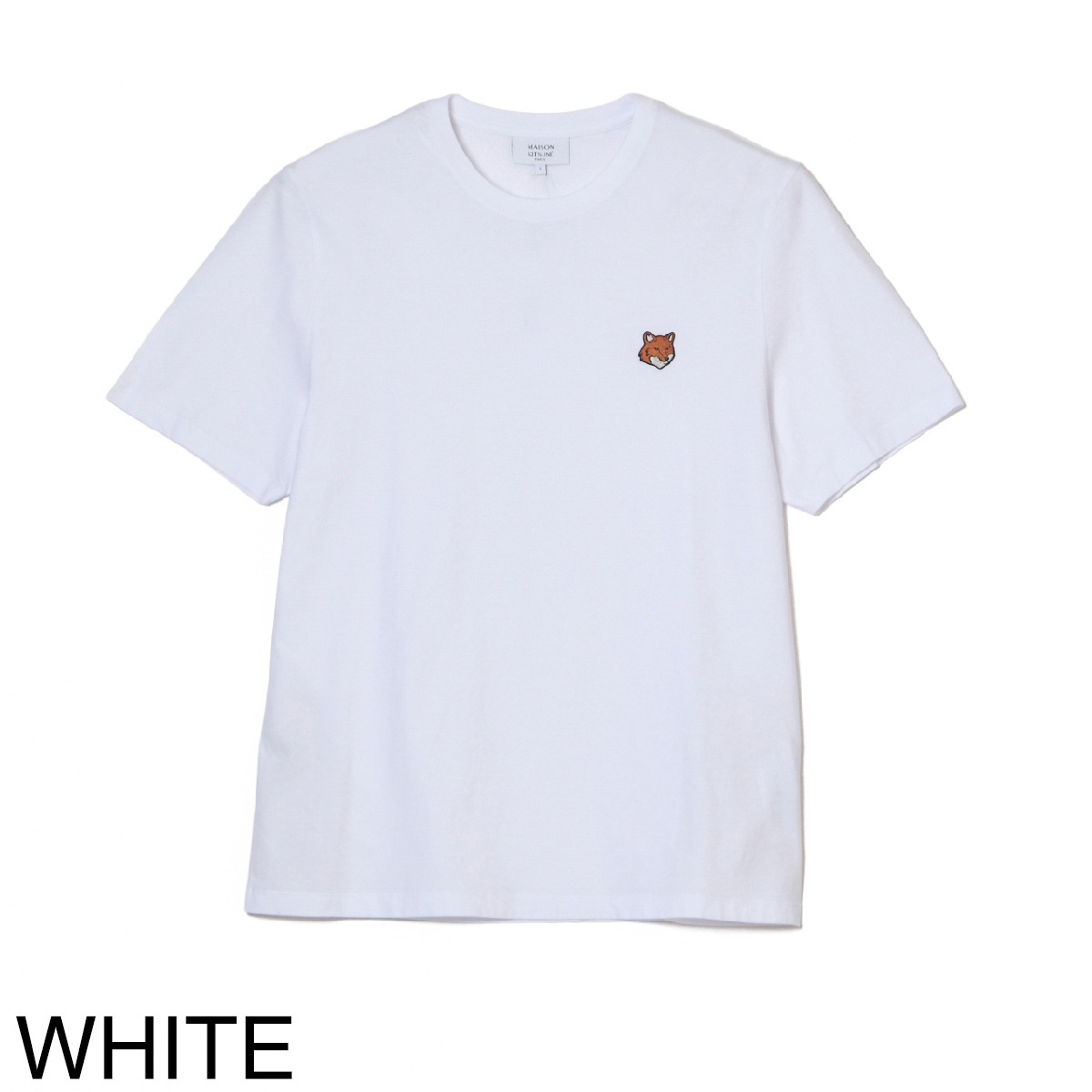 【アウトレット】MAISON KITSUNE メゾンキツネ クルーネックTシャツ/FOX HEAD PATCH REGULAR TEE SHIRT メンズ