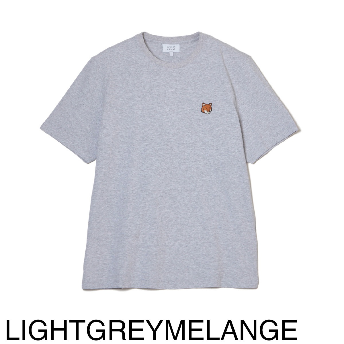 【アウトレット】MAISON KITSUNE メゾンキツネ クルーネックTシャツ/FOX HEAD PATCH REGULAR TEE SHIRT メンズ