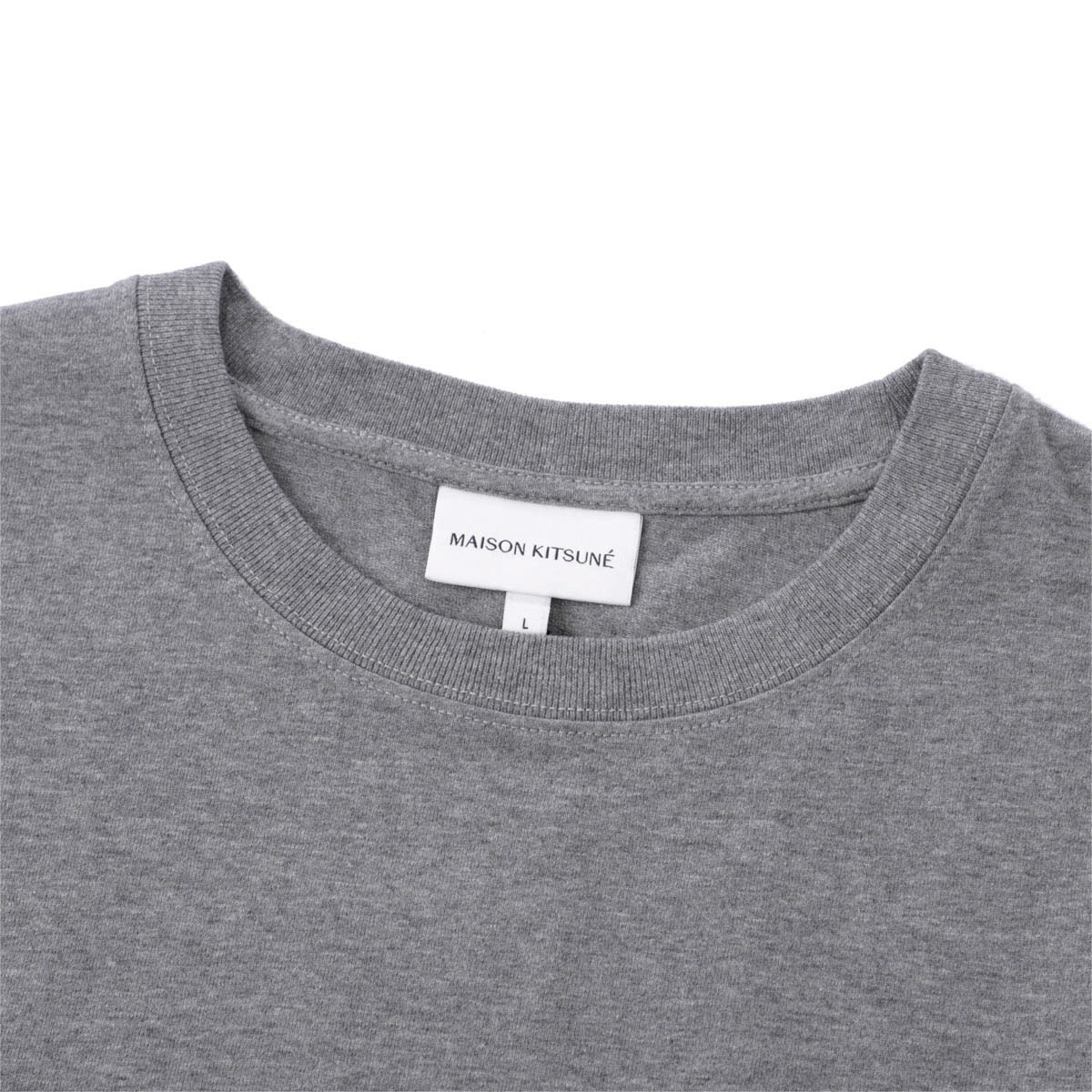 『ネコポス対応(1点まで)』【アウトレット】MAISON KITSUNE メゾンキツネ クルーネックTシャツ/BOLD FOX HEAD PATCH メンズ