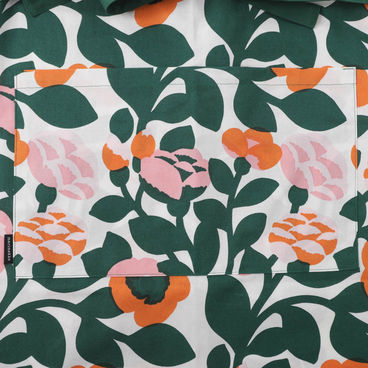 ネコポス対応(2点まで)』marimekko マリメッコ エプロン/PIENI GREEN