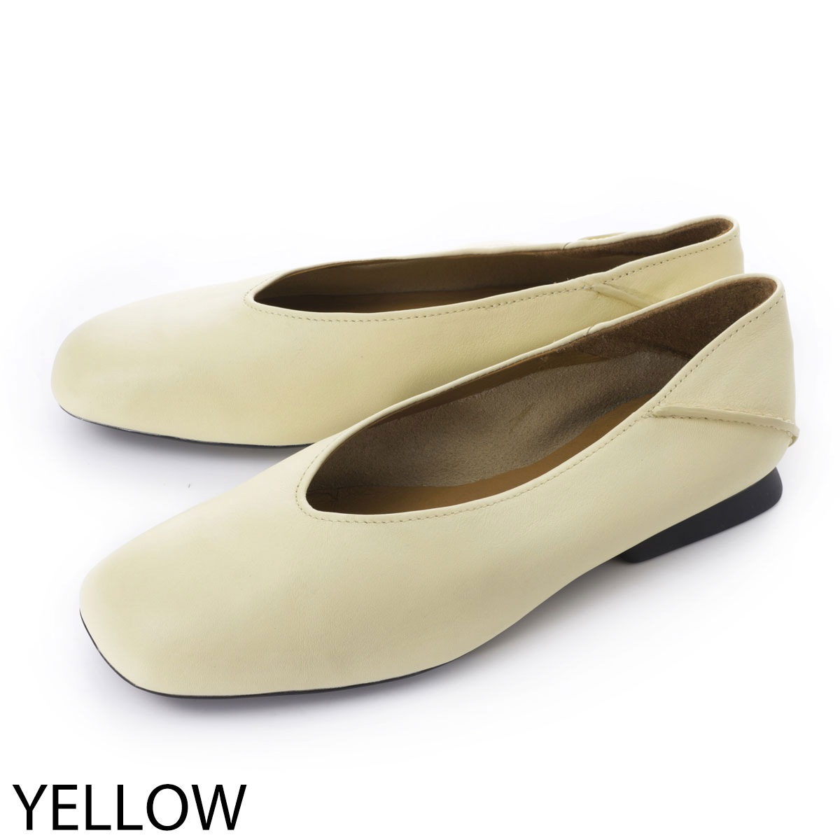 Camper カンペール バレエシューズ/フラットシューズ/CASI MYLA ソフトレザー Vカット フラット バレエシューズ バブーシュ【大きいサイズあり】 レディース