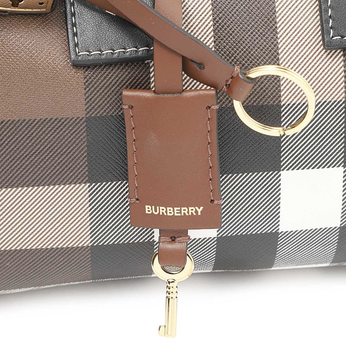 BURBERRY BOWLING ハンドバッグ Burberry Bowling Check Top-Handle Bag | Neiman Marcus