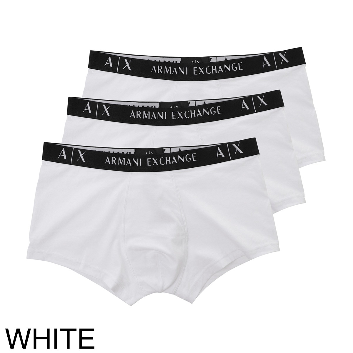 ARMANI EXCHANGE アルマーニエクスチェンジ ボクサーパンツ 3枚セット【返品交換不可】 メンズ