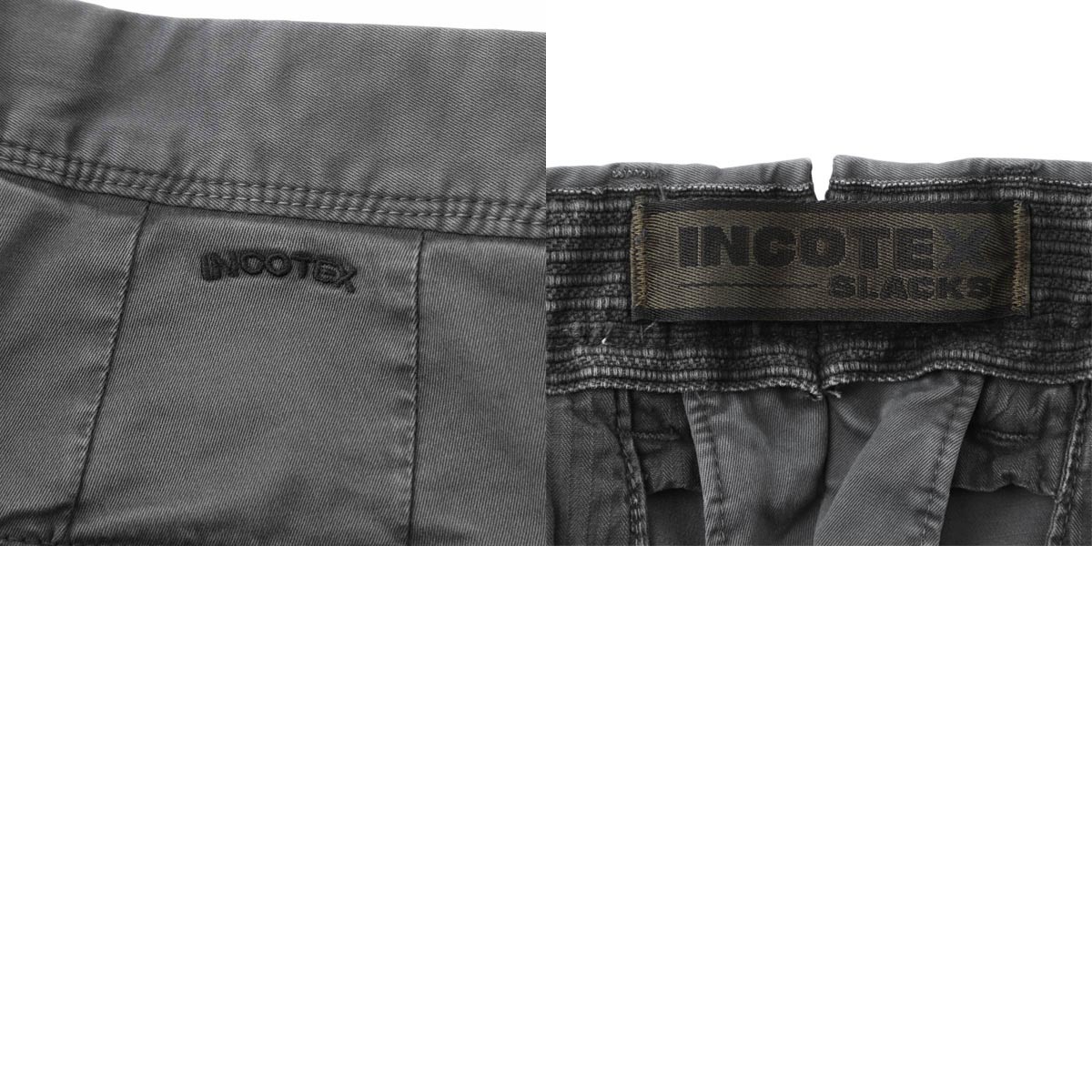 INCOTEX SLACKS インコテックス スラックス コットンパンツ/チノパン/SLIM FIT 100型 9664A メンズ