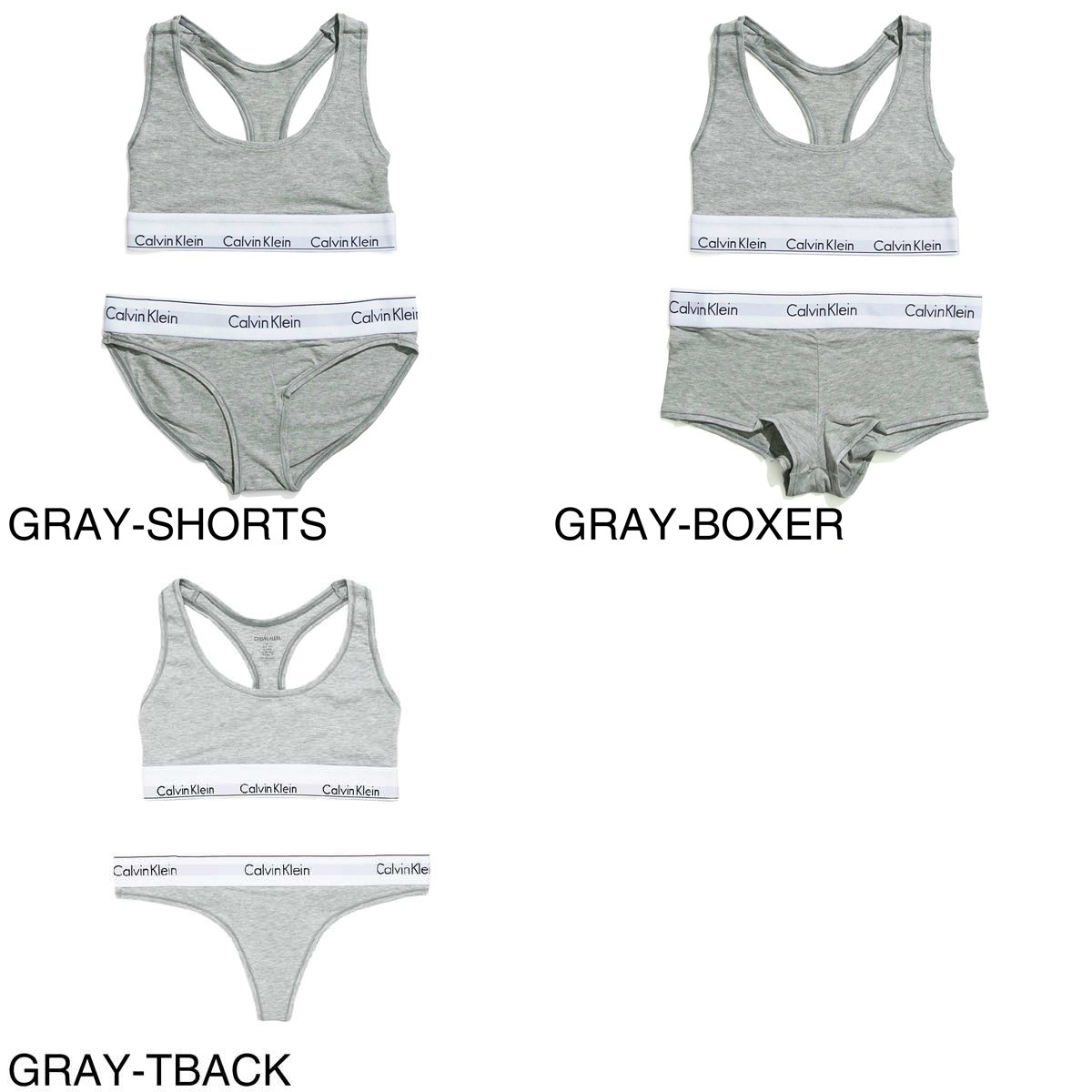 ネコポス対応(2点まで)』Calvin Klein カルバンクライン ブラ&ショーツ