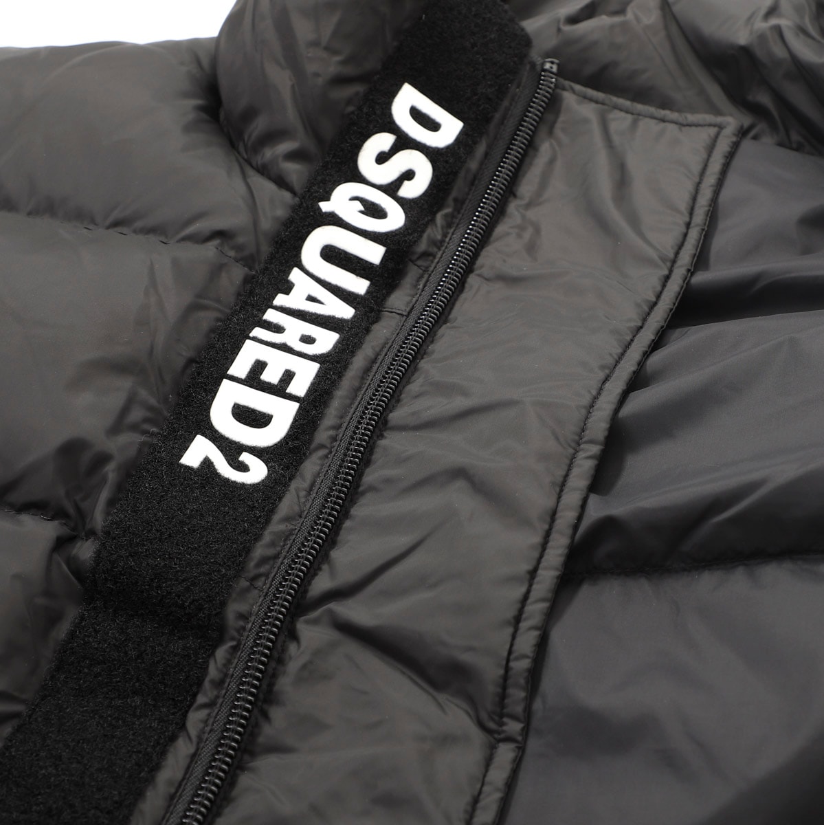 DSQUARED2 バッグロゴ ダウン ベスト ブラック 42 DSQUARED2 バッグ