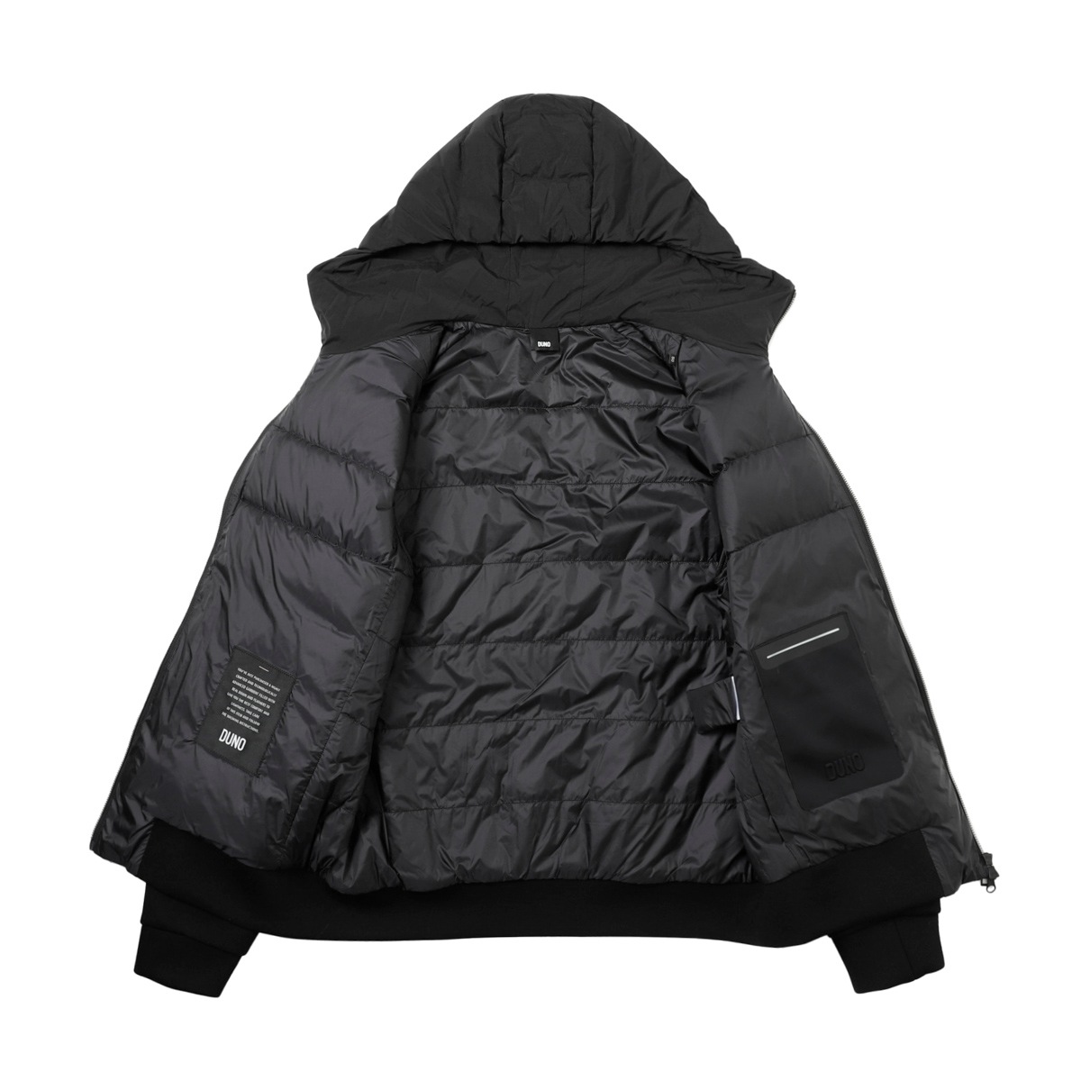 アウトレット】【ラスト1点】DUNO デュノ スウェット切り替え ダウン  