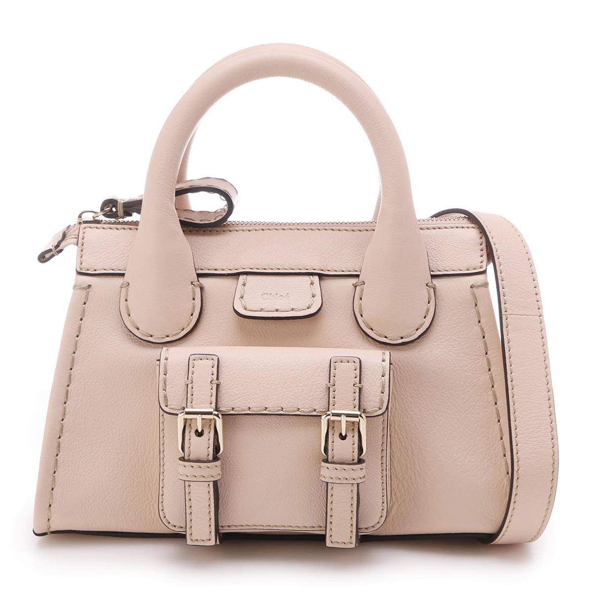 Chloe クロエ ドリュー チェーン ショルダーバッグ アイボリー