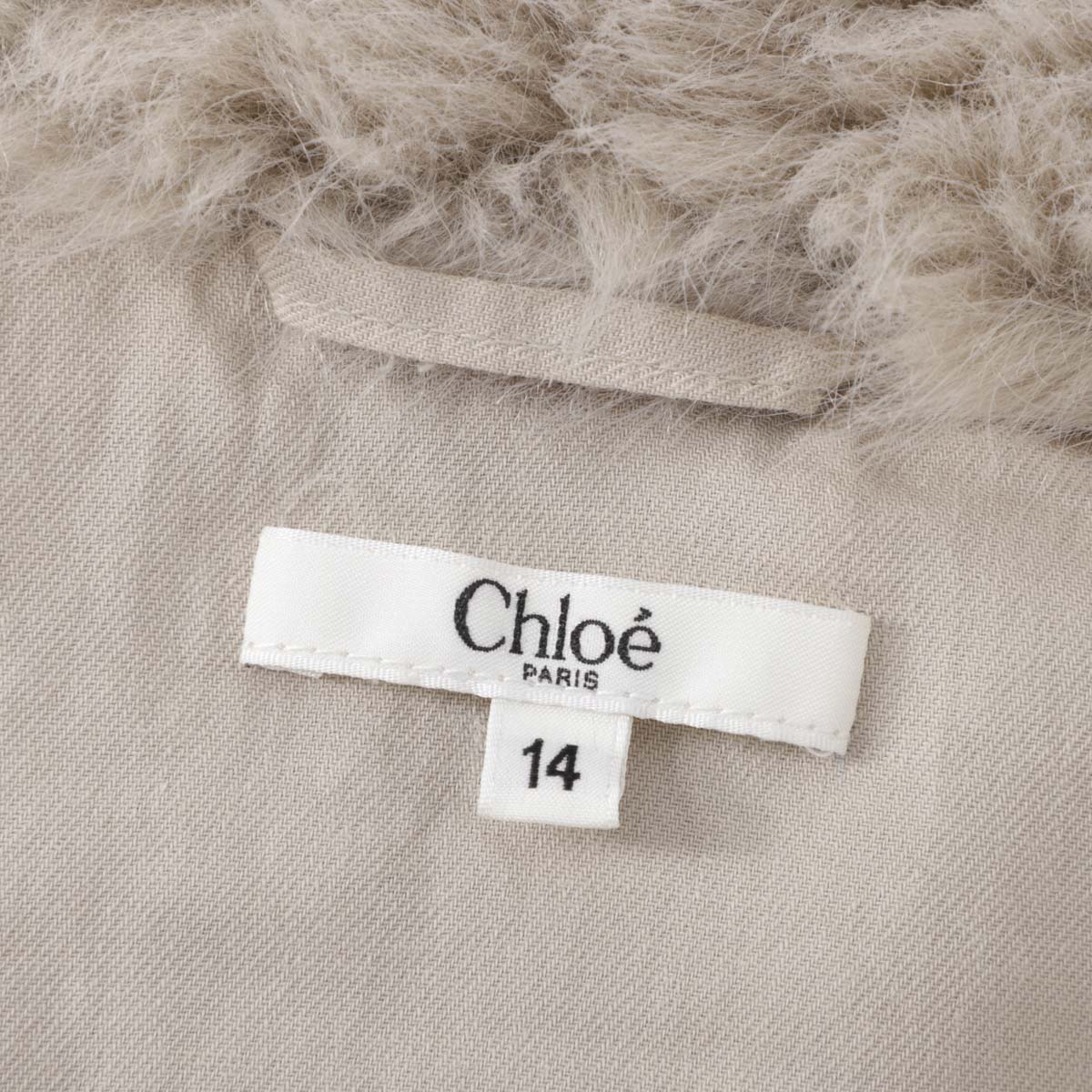 【アウトレット】Chloe クロエ ファーコート/KIDS キッズ ガールズ レディース