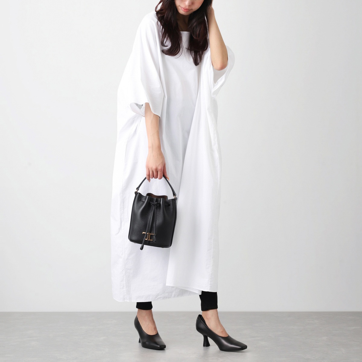 TODS トッズ バケットバッグ 2WAY/ショルダーバッグ/T TIMELESS