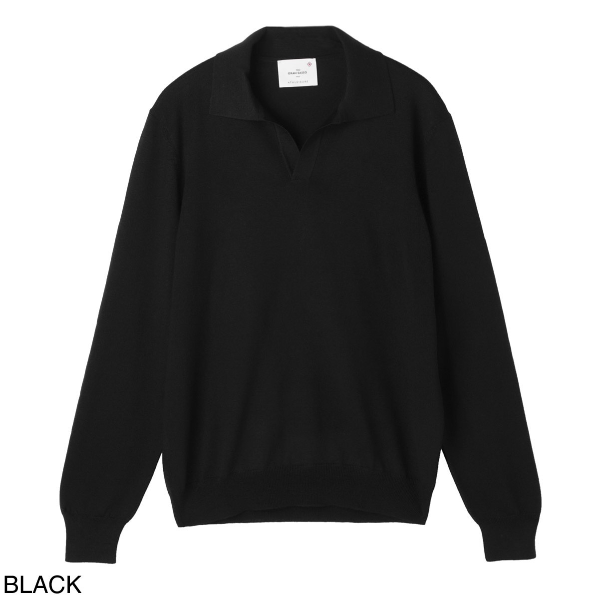 Gran Sasso グランサッソ 長袖ニットポロシャツ/ATHLEISURE【大きい