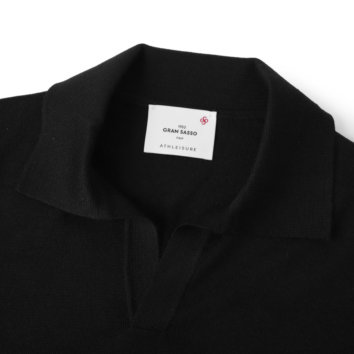 Gran Sasso グランサッソ 長袖ニットポロシャツ/ATHLEISURE【大きい