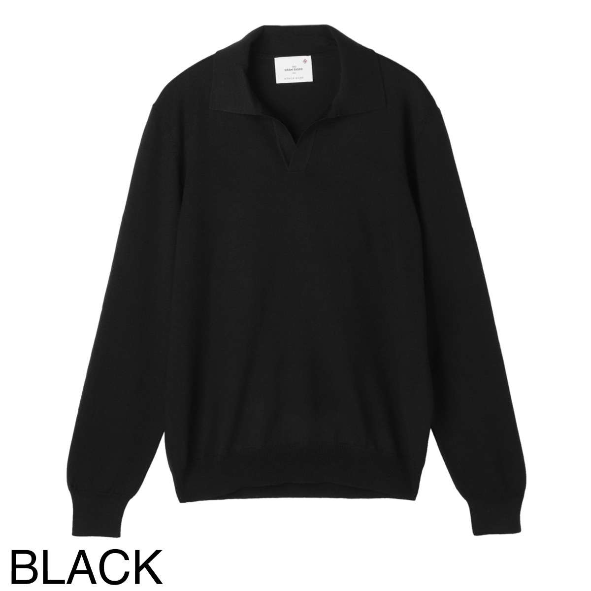Gran Sasso グランサッソ 長袖ニットポロシャツ/ATHLEISURE【大きい