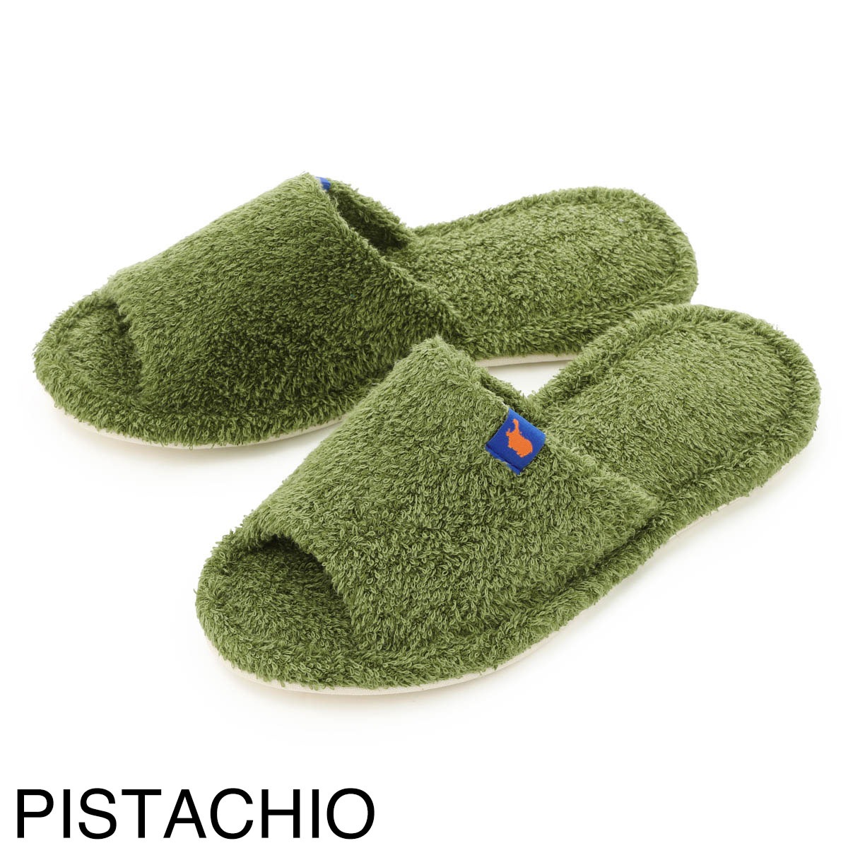 HIPPOPOTAMUS ヒポポタマス スリッパ/ルームシューズ/オーガニックコットン＆バンブー ルームシューズ スリッパ タオル生地 ユニセックス 今治産 カラフル 日本製 室内用 部屋用 旅行 【正規取扱店】