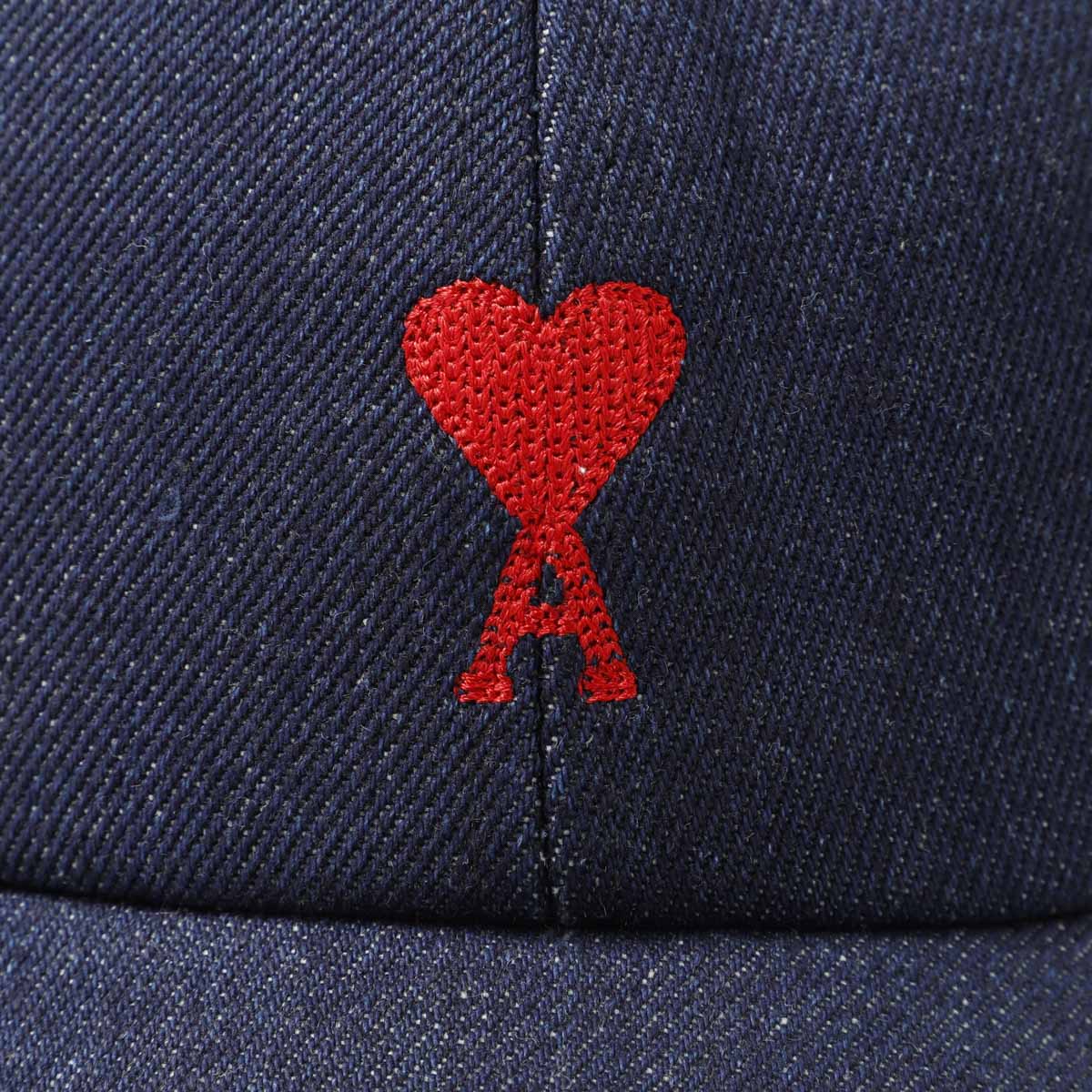 AMI ALEXANDRE MATTIUSSI アミ ベースボールキャップ/RED AMI DE COEUR