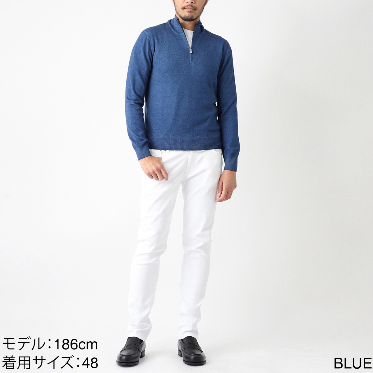 Gran Sasso グランサッソ ハーフジップニット/VINTAGE【大きいサイズあり】 メンズ