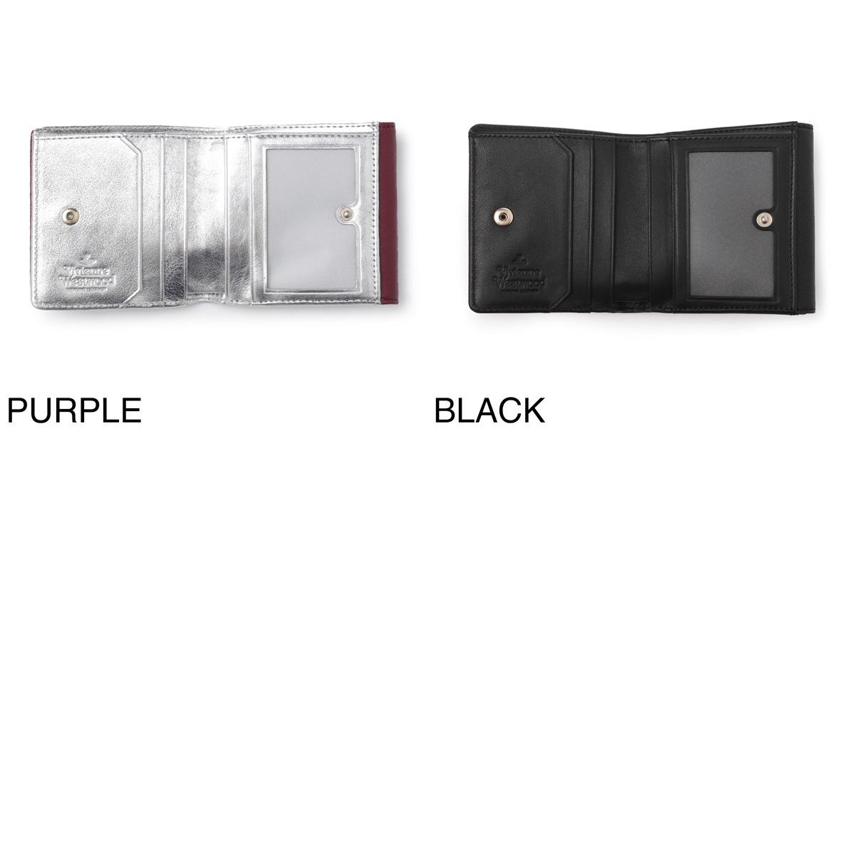 Vivienne Westwood ヴィヴィアンウエストウッド 2つ折り財布 小銭入れ付き/SAFFIANO SMALL WALLET