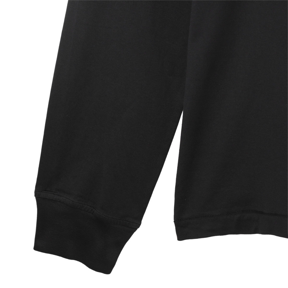 ⭐︎ STONE  ブラック 長袖厚手カットソー XL ⭐︎ STONE ISLAND 25SSモデル ストーンアイランド COMPASSロゴパッチ