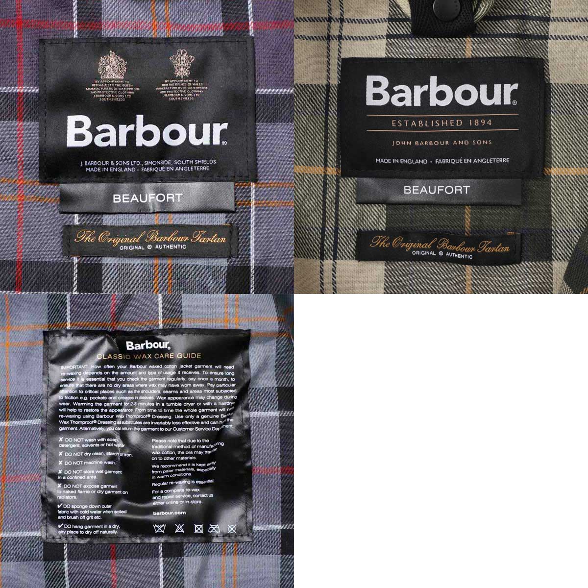 Barbour バブアー ワックスコーティング ジャケット/BEAUFORT WAXED COTTON メンズ