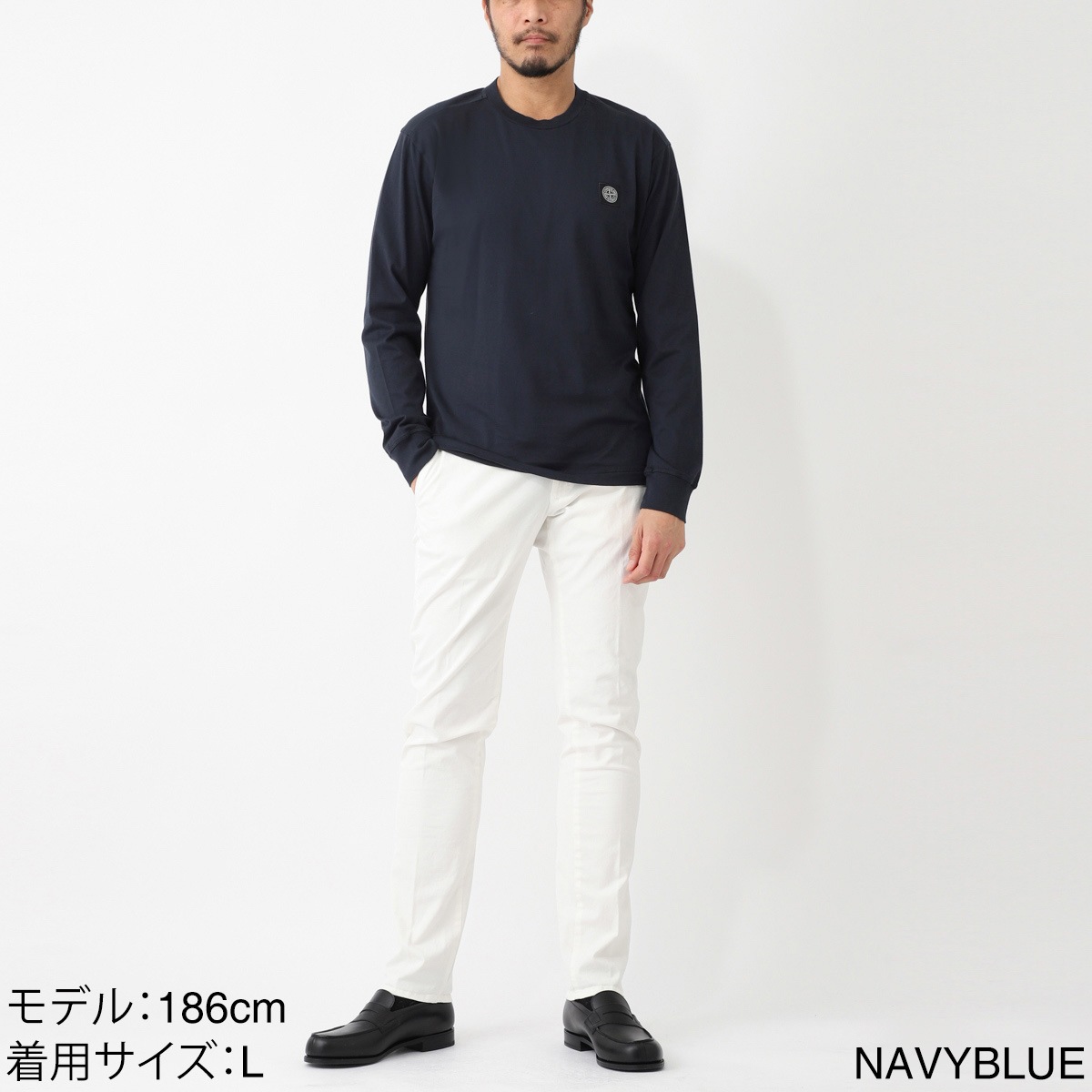 STONE ISLAND ストーンアイランド クルーネック 長袖Tシャツ