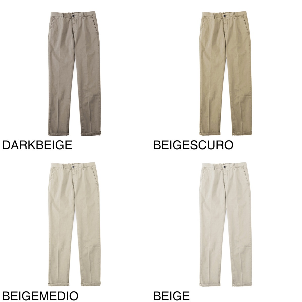 パンツ INCOTEX BEIGE PANTS Beige Straight-Leg Cotton-Blend Trousers | INCOTEX | MR PORTER