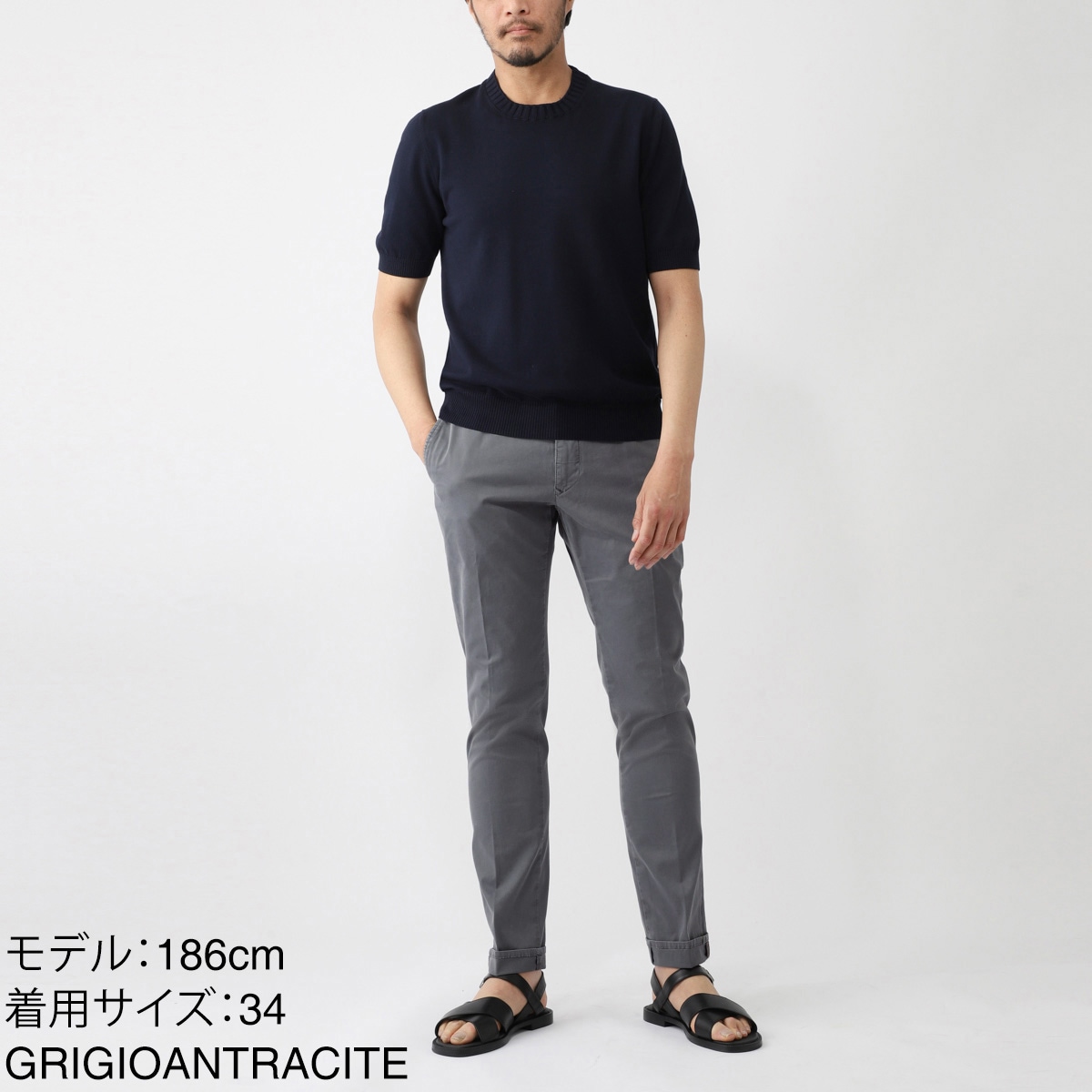 INCOTEX SLACKS インコテックス スラックス スラックス/コットン