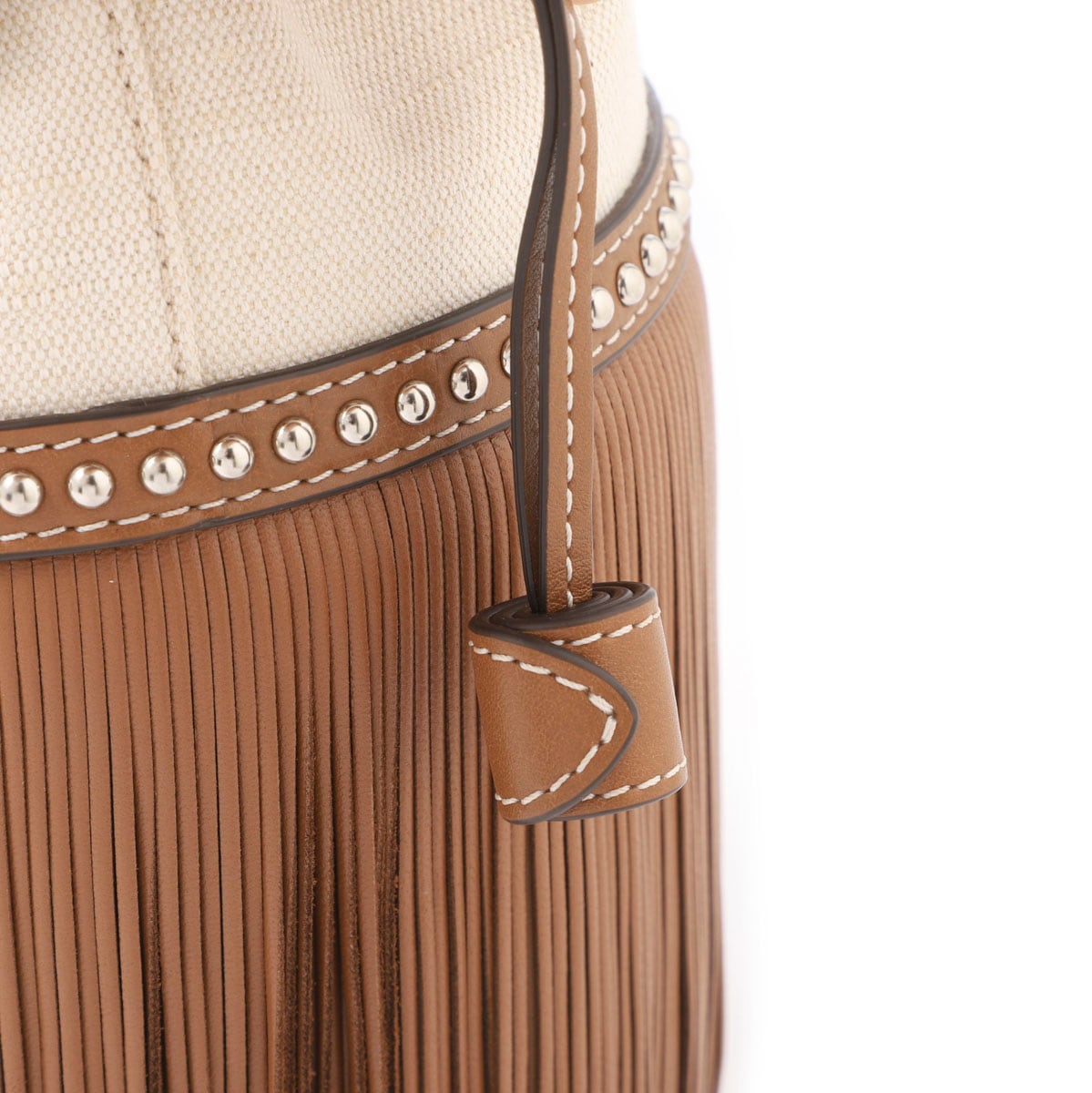 J&M DAVIDSON ジェイ&エム デヴィッドソン ショルダーバッグ 2WAY/MINI FRINGE CARNIVAL WITH STUDS レディース