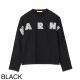 MARNI マルニ クルーネック 長袖Tシャツ/KIDS キッズ ガールズ/ロンT ロゴ レディース