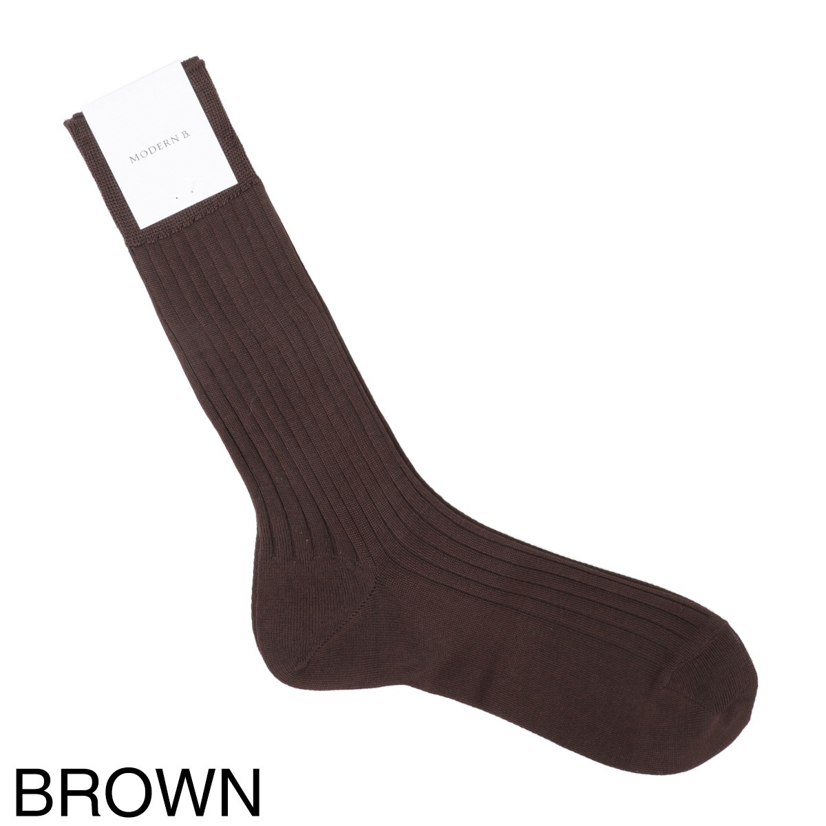 【ネコポス対応(6点まで)】MODERN B. モダンブルー 靴下/ソックス/エジプト綿 ワイドリブ 相当サイズ 25-26cm【返品交換不可】 メンズ
