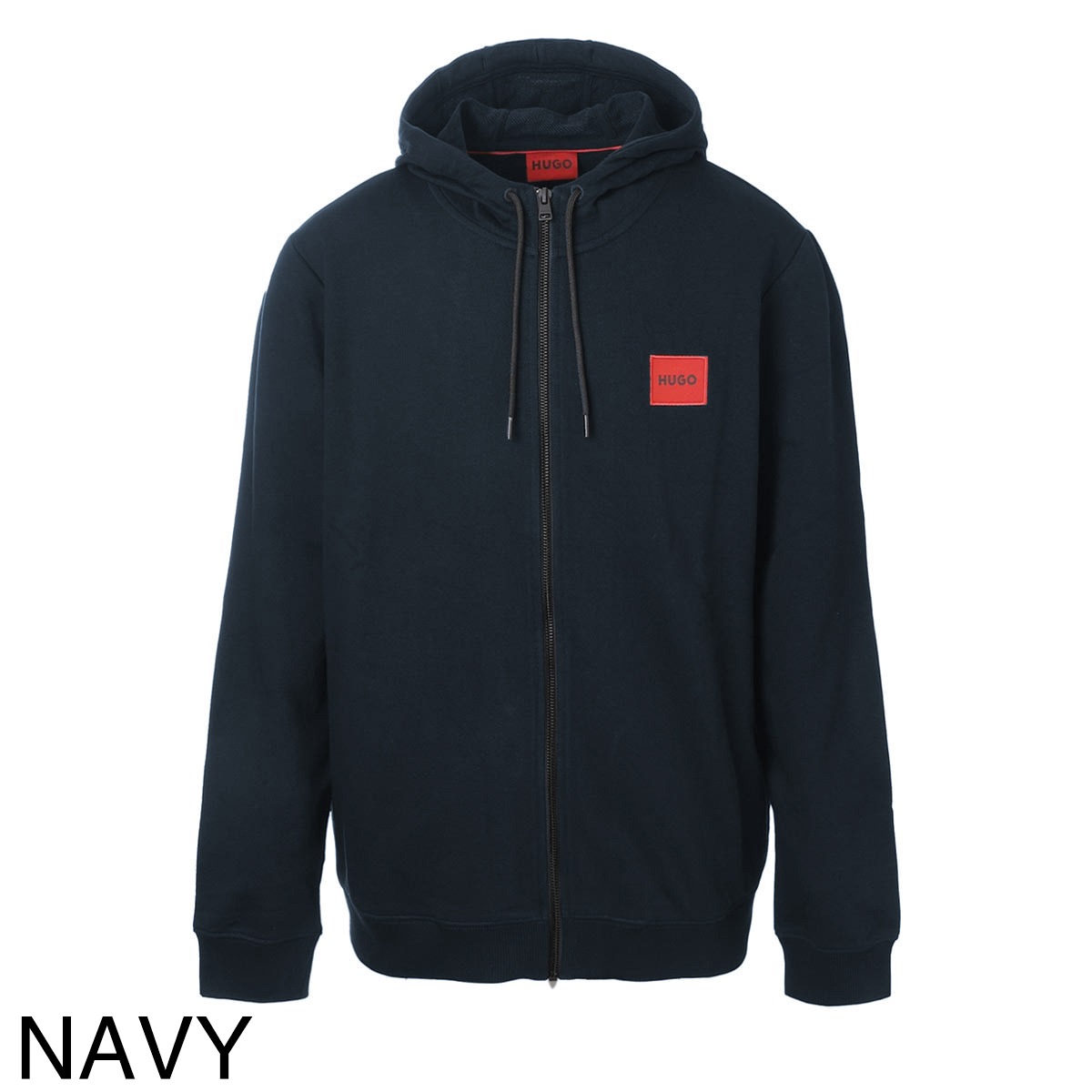 HUGO HUGOBOSS ヒューゴヒューゴボス パーカ/DAPLE ZIP-THROUGH SWEATSHIRT IN TERRY COTTON WITH LOGO PATCH メンズ