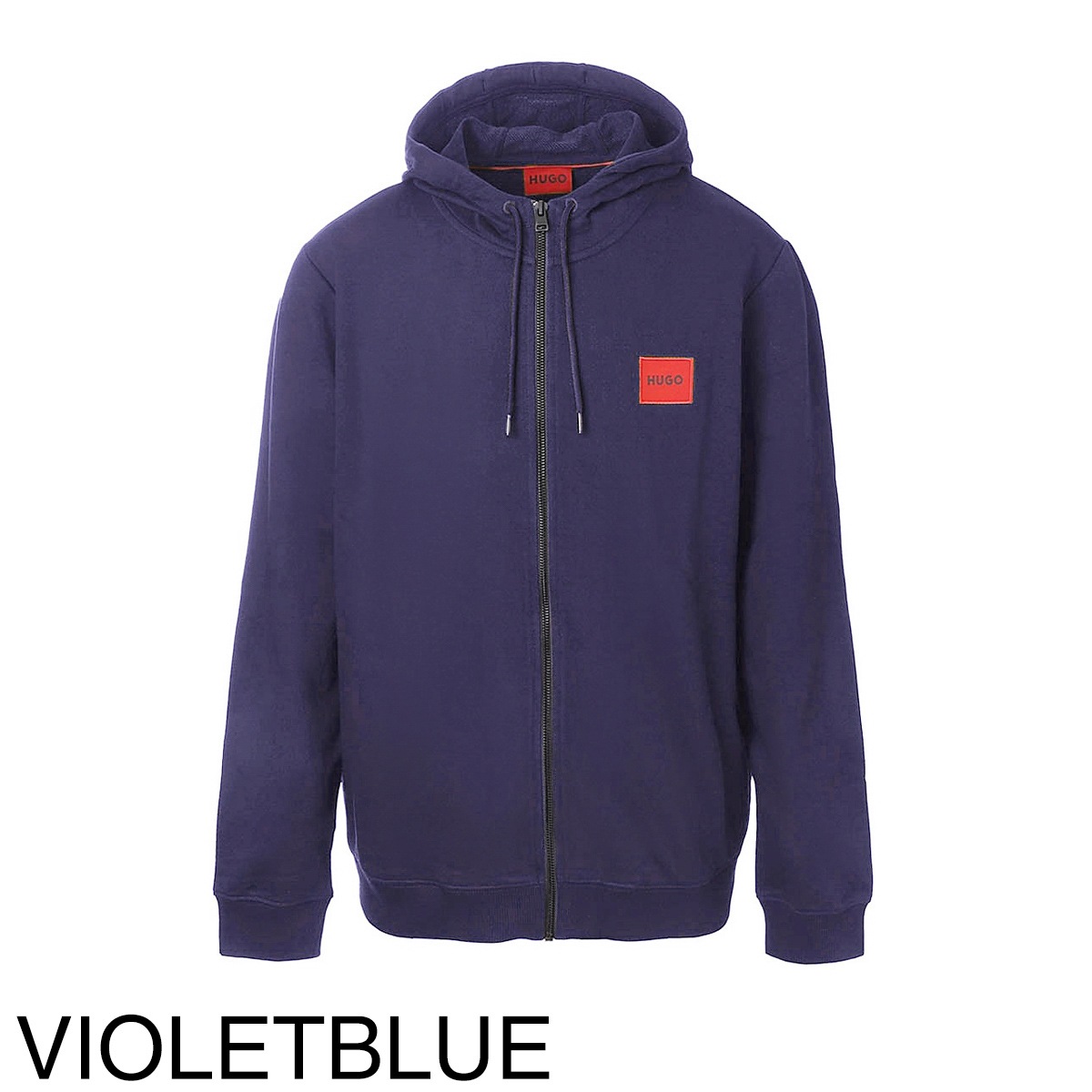 HUGO HUGOBOSS ヒューゴヒューゴボス パーカ/DAPLE ZIP-THROUGH SWEATSHIRT IN TERRY COTTON WITH LOGO PATCH メンズ