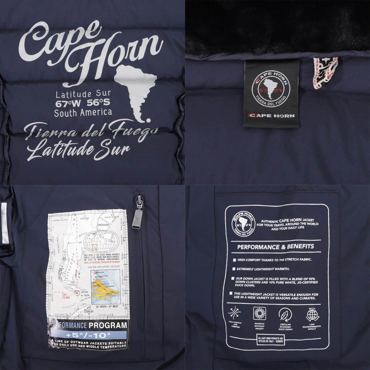 アウトレット】【ラスト1点】CAPE HORN ケープホーン ダウンコート 