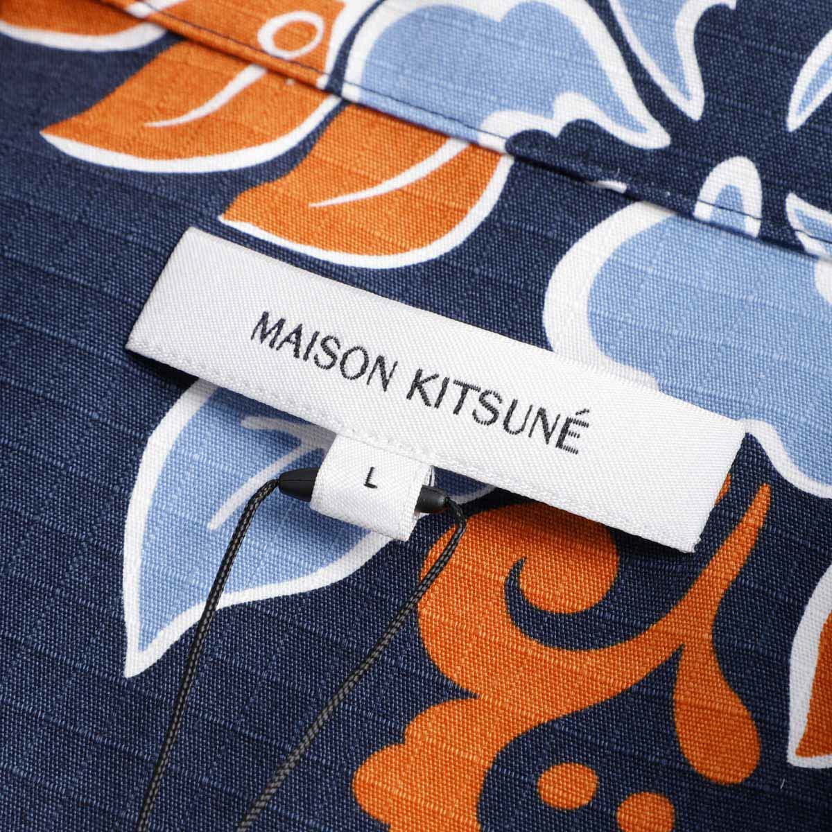 アウトレット】MAISON KITSUNE メゾンキツネ 半袖シャツ/半袖オープン 