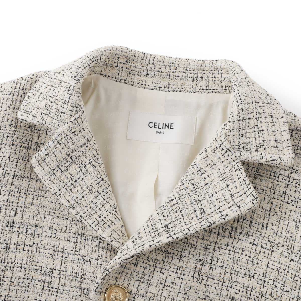 セリーヌ Garance ジャケット CELINE セリーヌ ツイードジャケット/VESTE GARANCE レディース