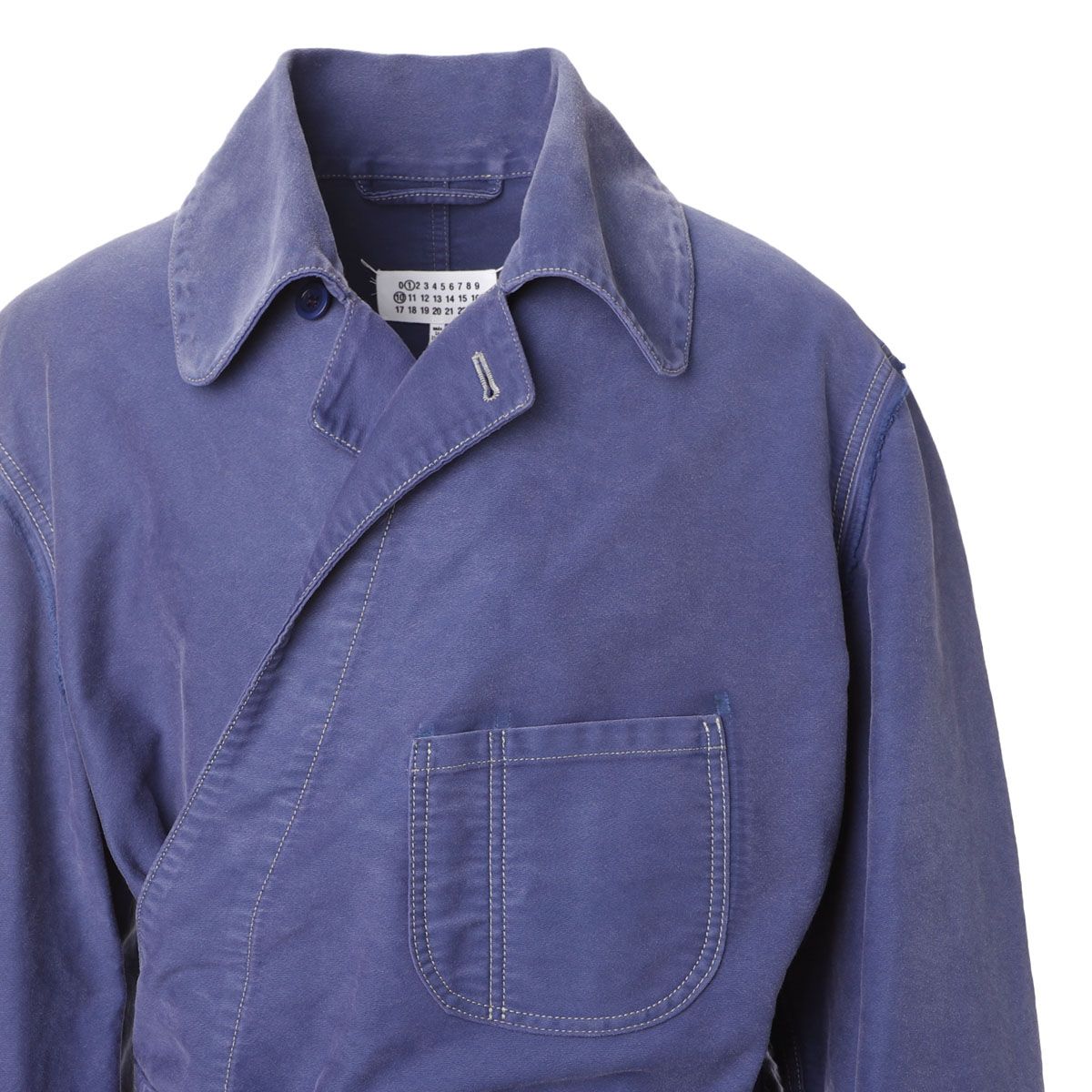 メ*ー様 マルジェラ　コート Maison Margiela メゾンマルジェラ ロングコート ブルー メンズ