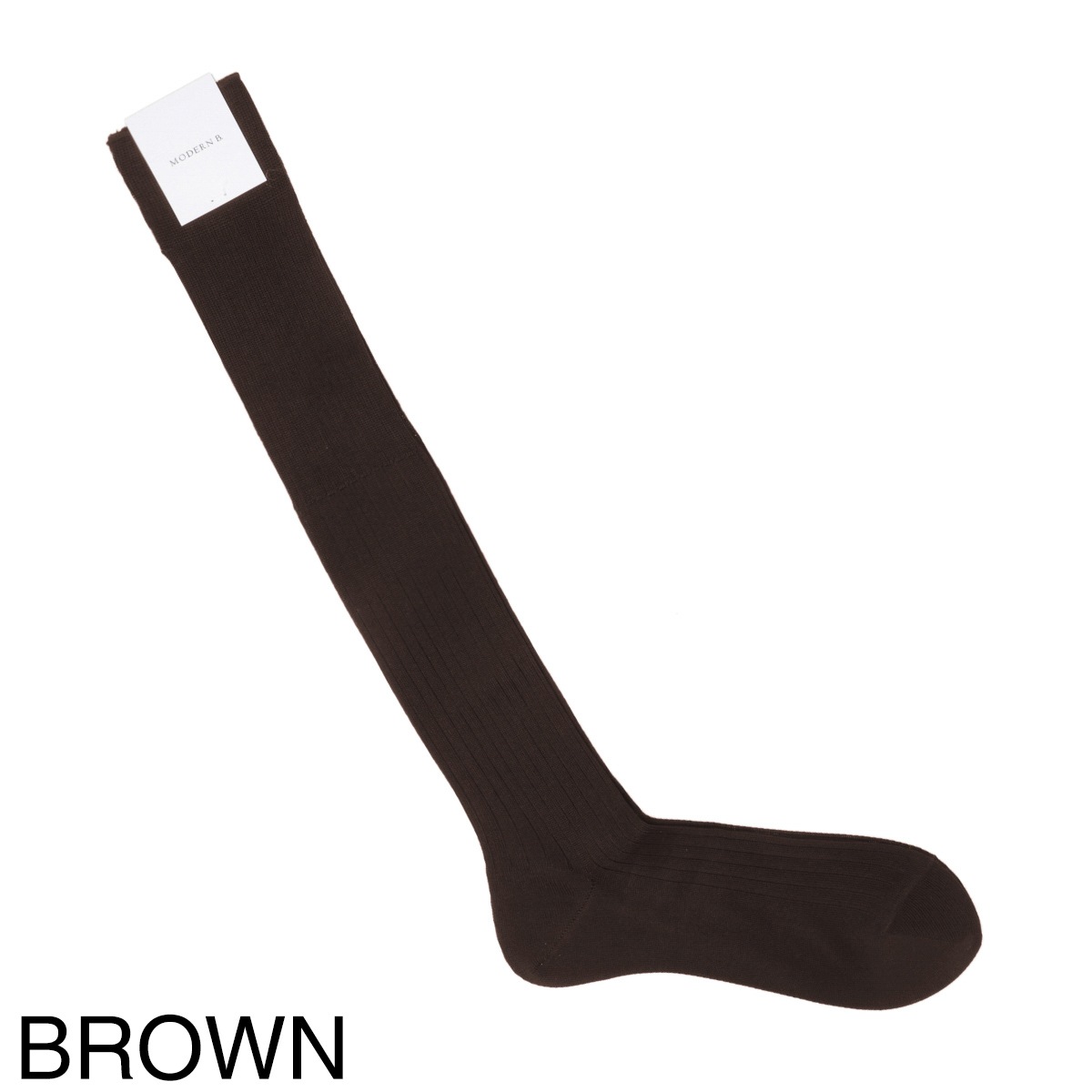 『ネコポス対応(3点まで)』MODERN B. モダンブルー 靴下/ソックス/エジプト綿 ワイドリブ ロングホーズ 相当サイズ 25-26cm【返品交換不可】 メンズ