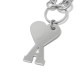AMI アミ キーリング/バッグチャームシルバー/ADC CHAIN KEYRING
