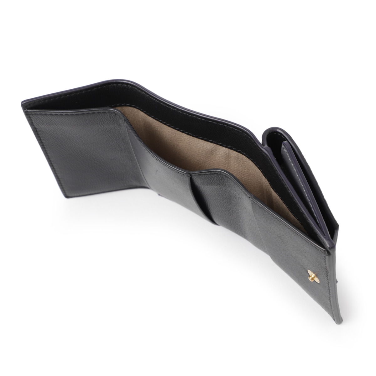 MARNI マルニ 3つ折り財布 コンパクトウォレット ブラック 小銭いれ 楽天市場】MARNI（マルニ）【BLACK LEATHER TRIFOLD WALLET】ブラック