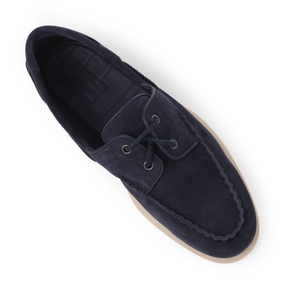 JOHN LOBBジョンロブ PIER デッキシューズ 7 ネイビー 極美品 JOHN LOBBジョンロブ PIER デッキシューズ 7 ネイビー 極美品