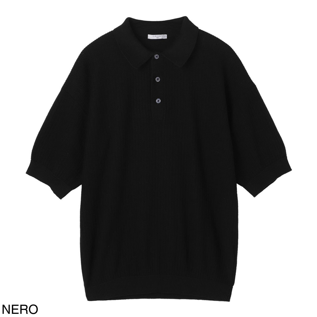 CIRCOLO 1901 チルコロ1901 長袖ニットシャツ ロングスリーブシャツ カジュアル ストレッチ 0204-276404-1009 グレー CIRCOLO 1901 チルコロ ニットポロシャツ メンズ | メンズ・ブランド