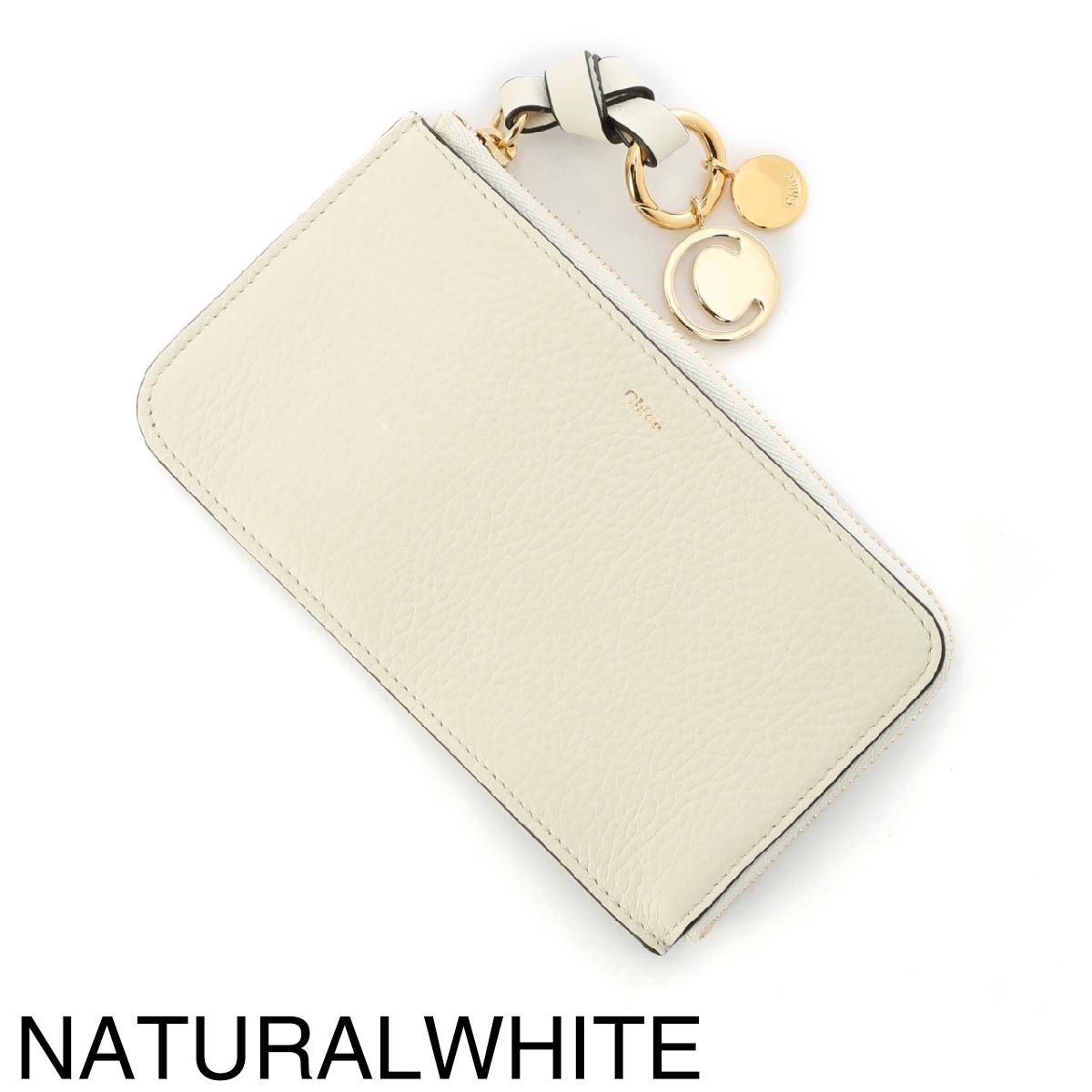 ⚪︎Chloé コインケース　アルファベット　水色 Chloe クロエ コインケース/ALPHABET アルファベット レディース